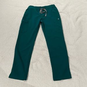 Figs Yola Skinny Scrub Pant Hunter Green Small